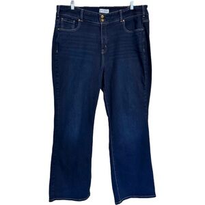 Lane Bryant Tighter Tummy Boot Cut Jeans High-Rise Flex Magic Waistband Size 22